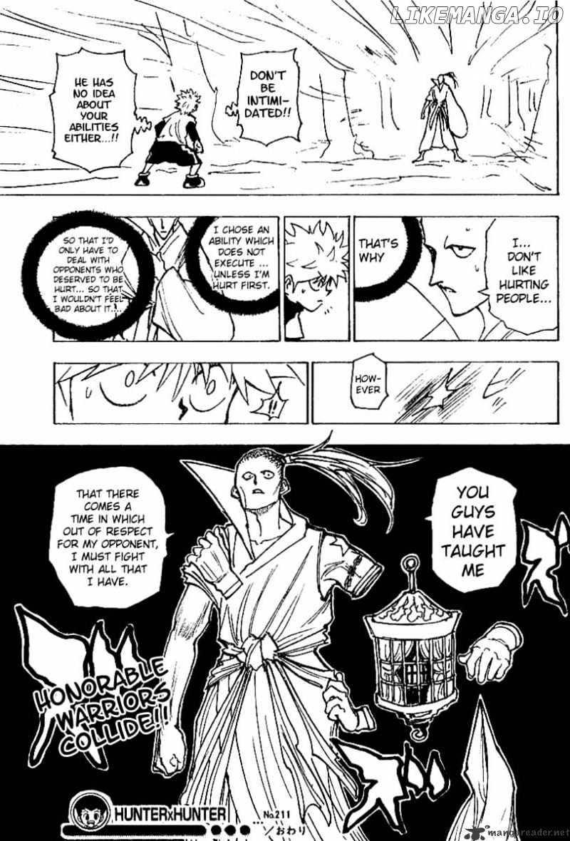 Hunter x Hunter, Chapter 211 image 16